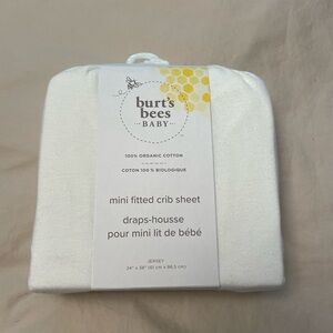 Burt’s Bees Fitted Mini Crib Sheet
